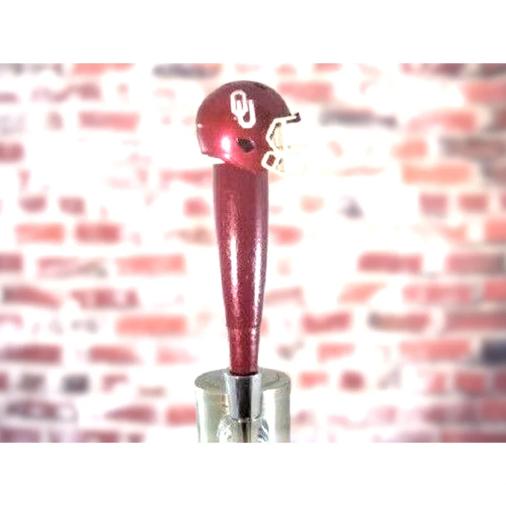 NCAA Oklahoma Sooners Beer Tap Handle Kegerator Football Brew Ale OU Boomer